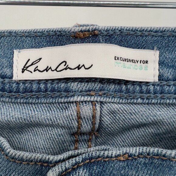 KanCan For Maurices Bell Bottom Medium Wash Stretch Jeans Women's 13/30 - Picture 7 of 9